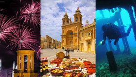 Malta: Ostrov mimo čas a prostor vybízí k romantice i ochutnávkám specialit.