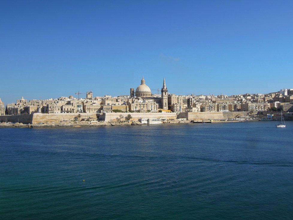 Valletta, hlavní město ostrovního státu