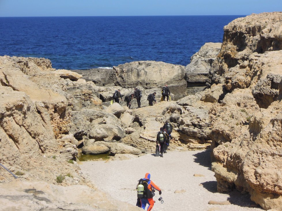 Malta a Gozo jsou rájem potápěčů