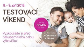 Vyzkoušejte kočárky a výbavičku pro miminko. Testovací víkend s Malvíkem! 