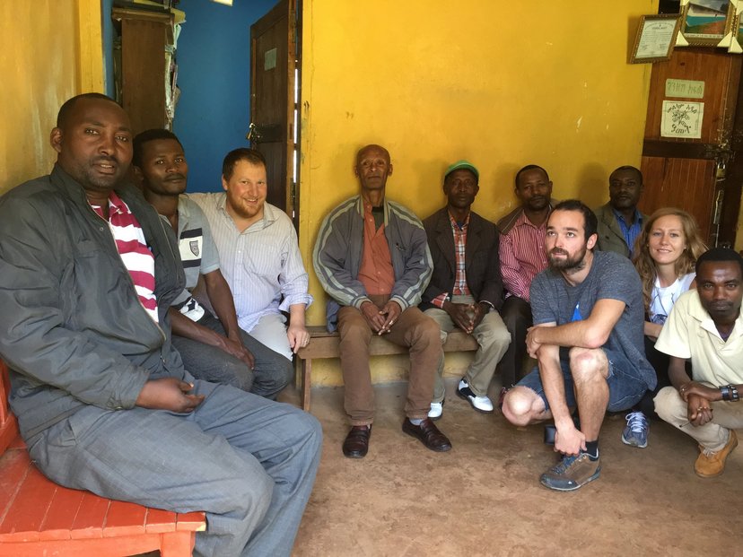 S farmáři v jižní Etiopii