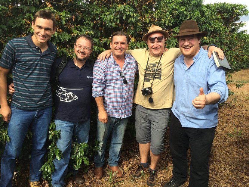 S farmáři v Brazílii.