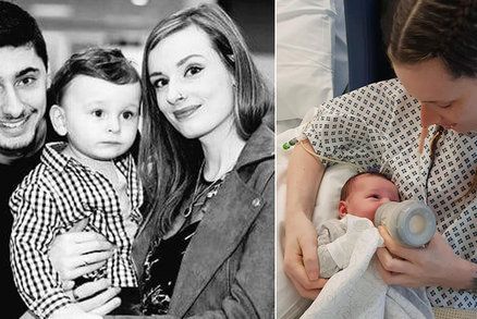 Dojemné video: Maminka poprvé drží svého synka poté, co byla po porodu dva týdny v kómatu 