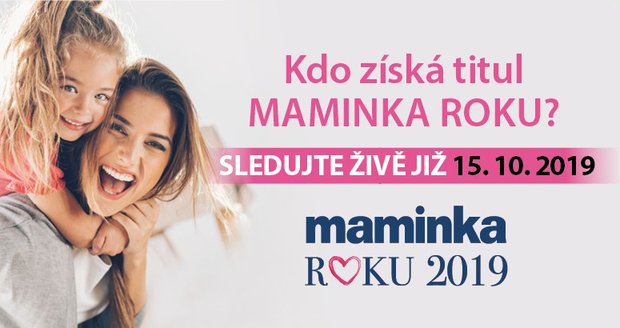 Maminka roku: Přímý přenos na webu a na Facebooku. Buďte u toho s námi