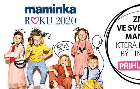 Maminka roku 2020 je tady! Nehledáme právě vás nebo vaši kamarádku? 