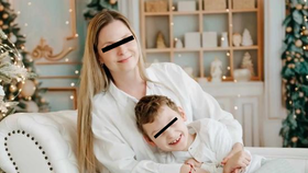 Maminka Pavlína se svým synem