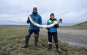Vědci s mamutím klem z&nbsp;Wrangelova ostrova