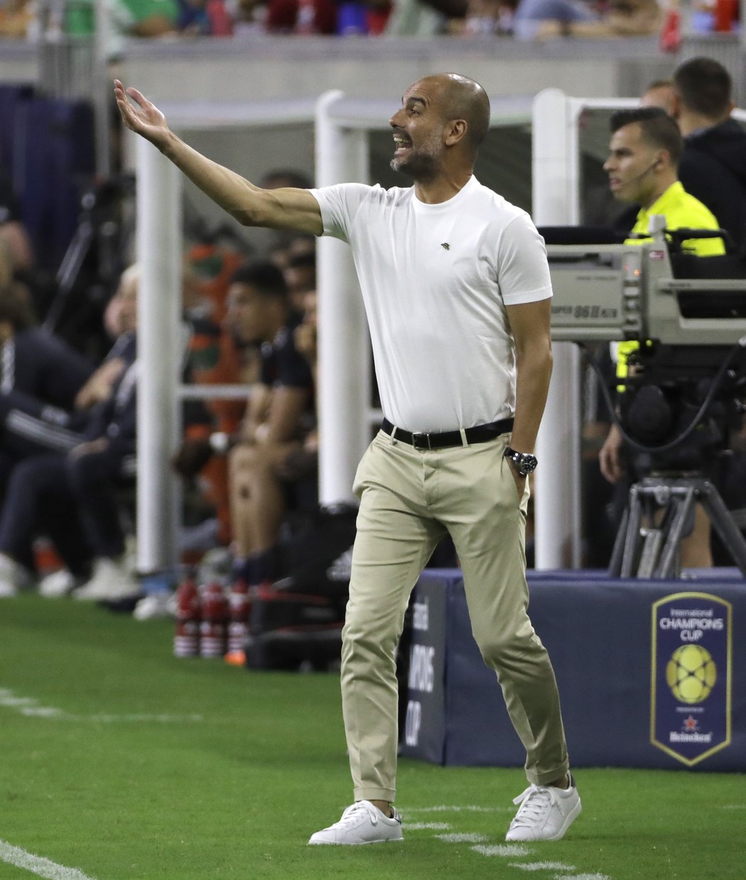 Trenér Manchesteru City Pep Guardiola