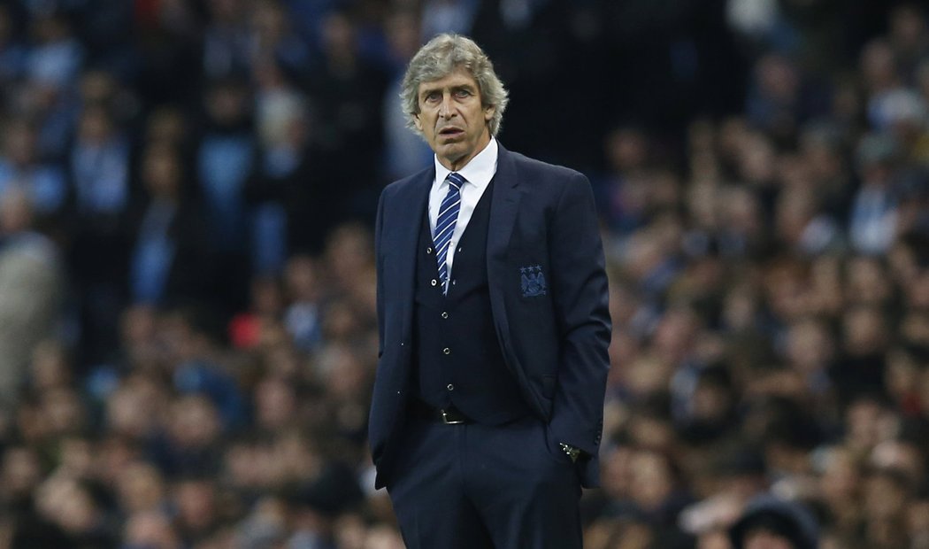 Trenér Manchesteru City Manuel Pellegrini