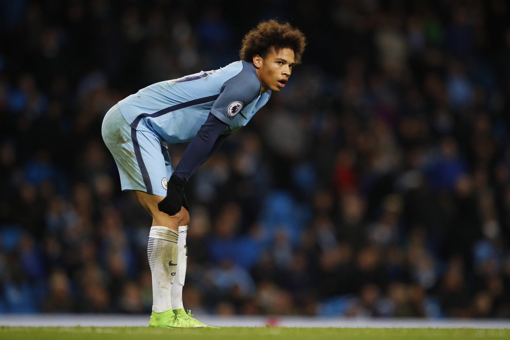 Zklamaný záložník Manchesteru City Leroy Sané