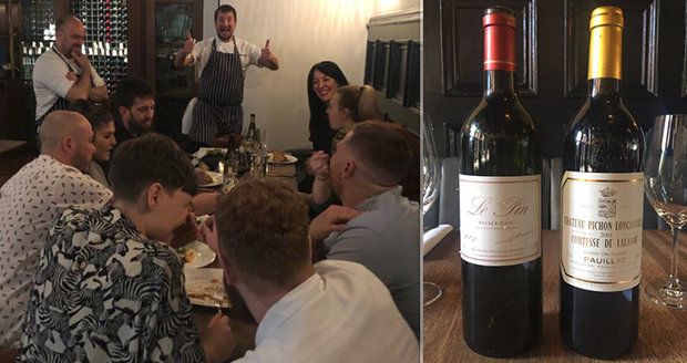 Jeden ze zaměstnanců manchesterské restaurace Hawksmoor hostům omylem rozlil láhev vína za 132 tisíc