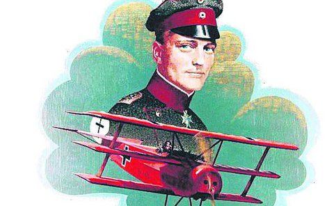 Manfred von Richthofen zvaný Rudý baron.