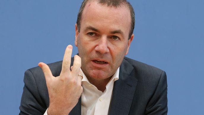 Spitzenkandidat evropských lidovců Manfred Weber