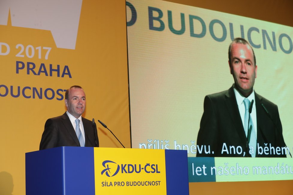 Předseda Evropské lidové strany Manfred Weber (CSU)