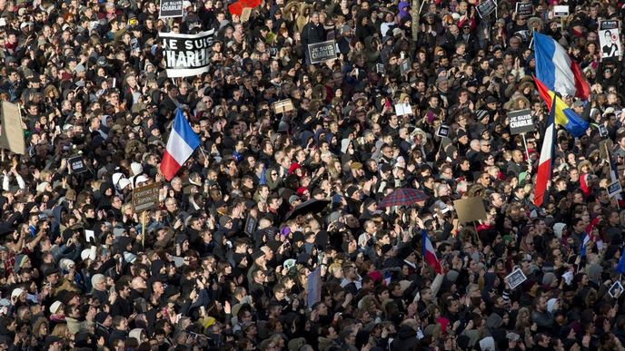 Manifestace jednoty v Paříži