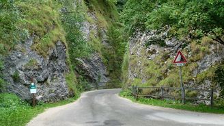 Manínská tiesňava nedaleko Považské Bystrice patří k nejznámějším vápencovým kaňonům Slovenska