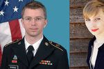 Bradley Manning během služby v americké armádě a o pár let později už jako Chelsea Manningová