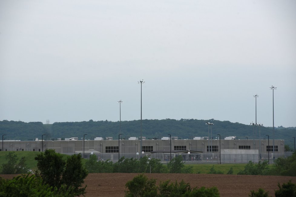 Vojenská věznice Fort Leavenworth v Kansasu, kde si Manningová odseděla 7 let.