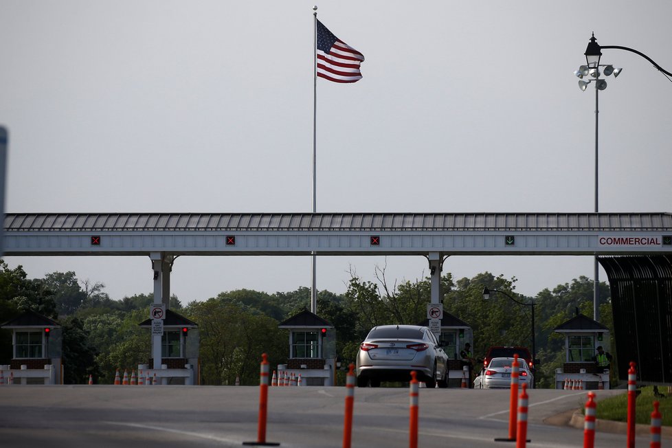 Vojenská věznice Fort Leavenworth v Kansasu, kterou dnes Manningová opustila.