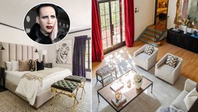 Obviněný Marilyn Manson prodává třípodlažní vilu: Krvavé závěsy a černobílá kostka!