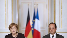 Angela Merkelová přijela do Francie vyjádřit podporu Německa v boji proti terorismu.