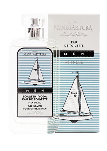 Toaletní voda MEN & Sail, Manufaktura, 749 Kč, koupíte na www.manufaktura.cz