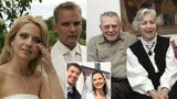 Velký přehled nejkratších a nejdelších manželství českých celebrit: 3 měsíce i 66 let!