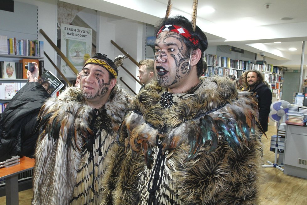 Maoři z Nového Zélandu s Jaromírem Duškem.