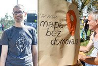 Zdeněk vytvořil mapu pro lidi bez domova: Najdou v ní místa, kde se najíst nebo umýt