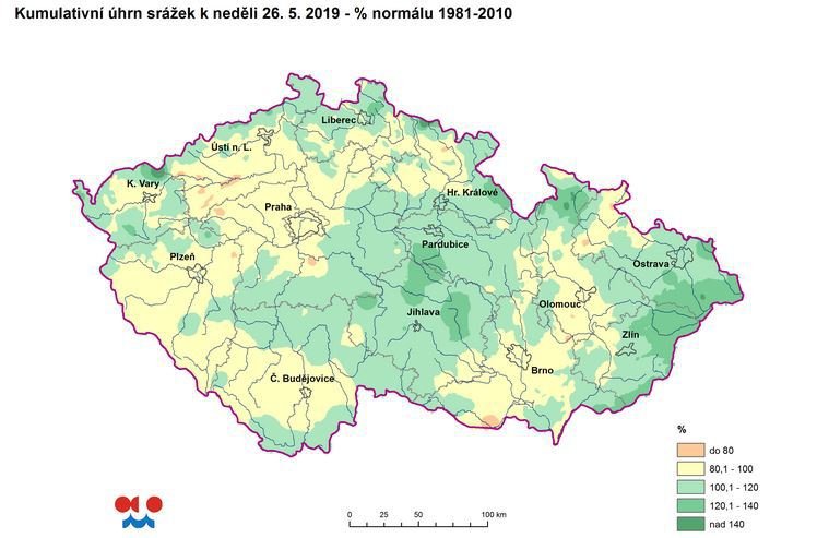 Praha navzdory květnovým dešťům stále neeviduje výrazné zlepšení v souvislosti se suchem.