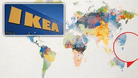 Za mapu Björksta bez Nového Zélandu řetězec IKEA schytává kritiku