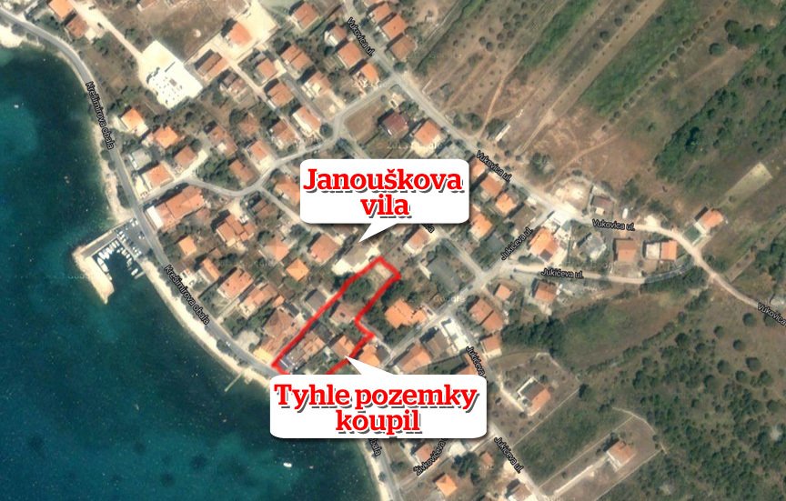 Roman Janoušek loni koupil podle chorvatských médií další pozemky