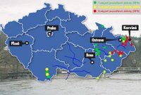 Povodně na Moravě: Interaktivní mapa