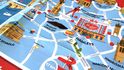 Mapa Prahy pro děti od značky Hamleys a agentury Guideluine
