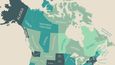 Mapy, podle kterých poznáte, kolik lidé vydělávají ve všech státech světa