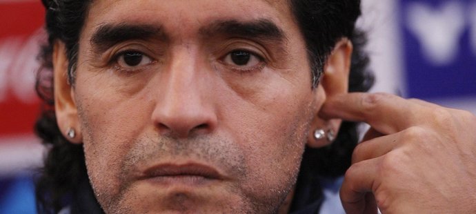 Legendární fotbalista Diego Maradona