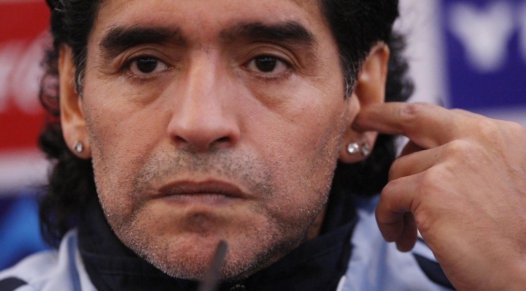 Legendární fotbalista Diego Maradona