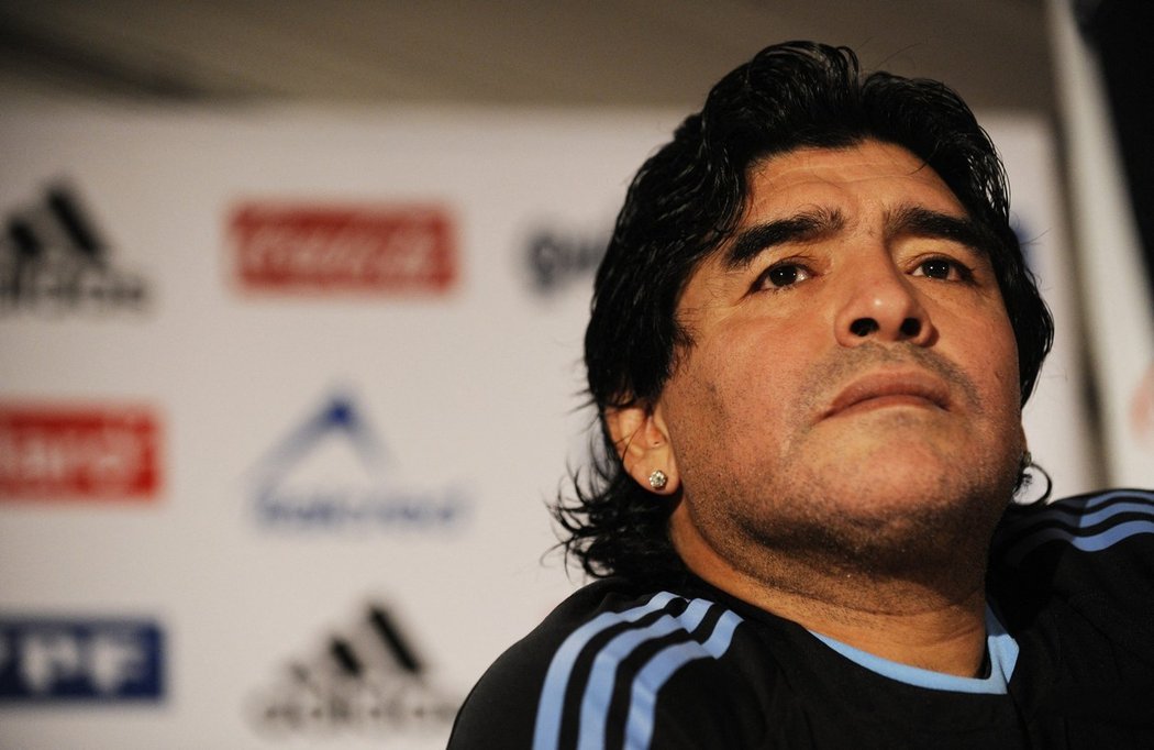 Legendární fotbalista Diego Maradona