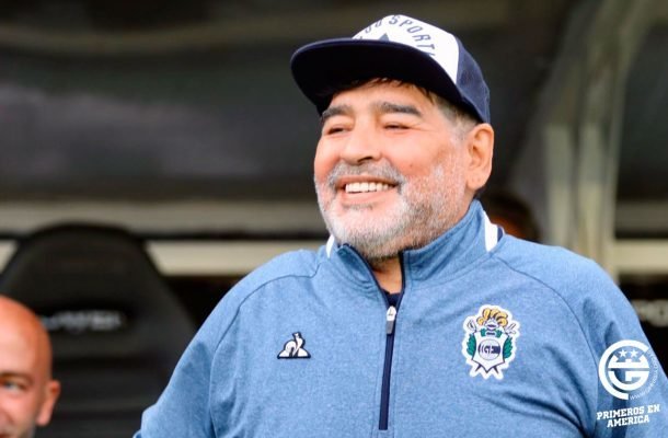 Diego Maradona při jednom ze svých posledních trenérských angažmá.