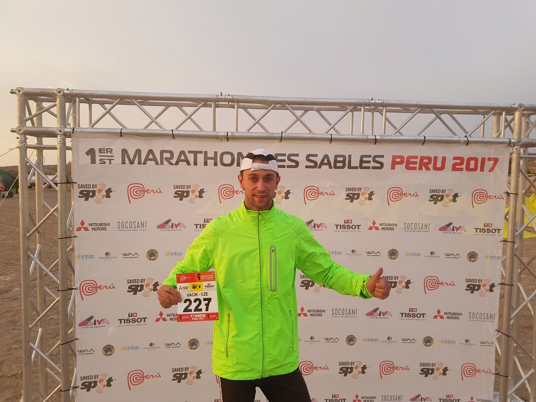 Václav Vacík se jako jediný Čech postavil v listopadu na start extrémního ultramaratonu Marathon des Sables v Peru. A 250 kilometrů dlouhý závod zvládl dokončit!