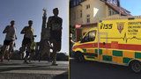 Slunce a vyčerpání udělalo své. 12 běžců pražského maratonu skončilo v nemocnici