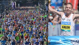 Hlavní město zaplaveno běžci: Pražský maraton zná svého vítěze, poprvé je to Američan