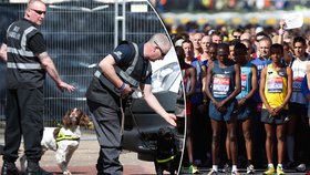 Na maraton dohlížel zvýšený počet policistů