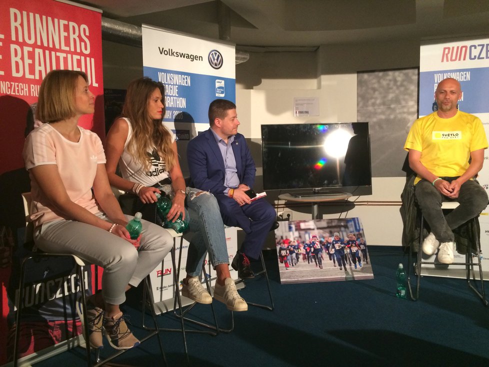 Tiskové konference k představení maratonu byl účasten i zastupitel hl. m. Prahy Patrik Nacher.