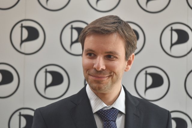 Marcel Kolaja, lídr Pirátů ve volbách do Evropského parlamentu