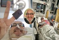 Herec Nemec bojující s rakovinou: Po urgentní operaci probuzení v krvi!
