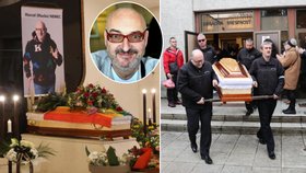 Pohřeb slovenského herce Marcela Nemce