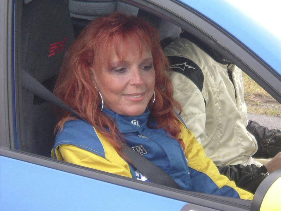 Marcela Holanová při rallye