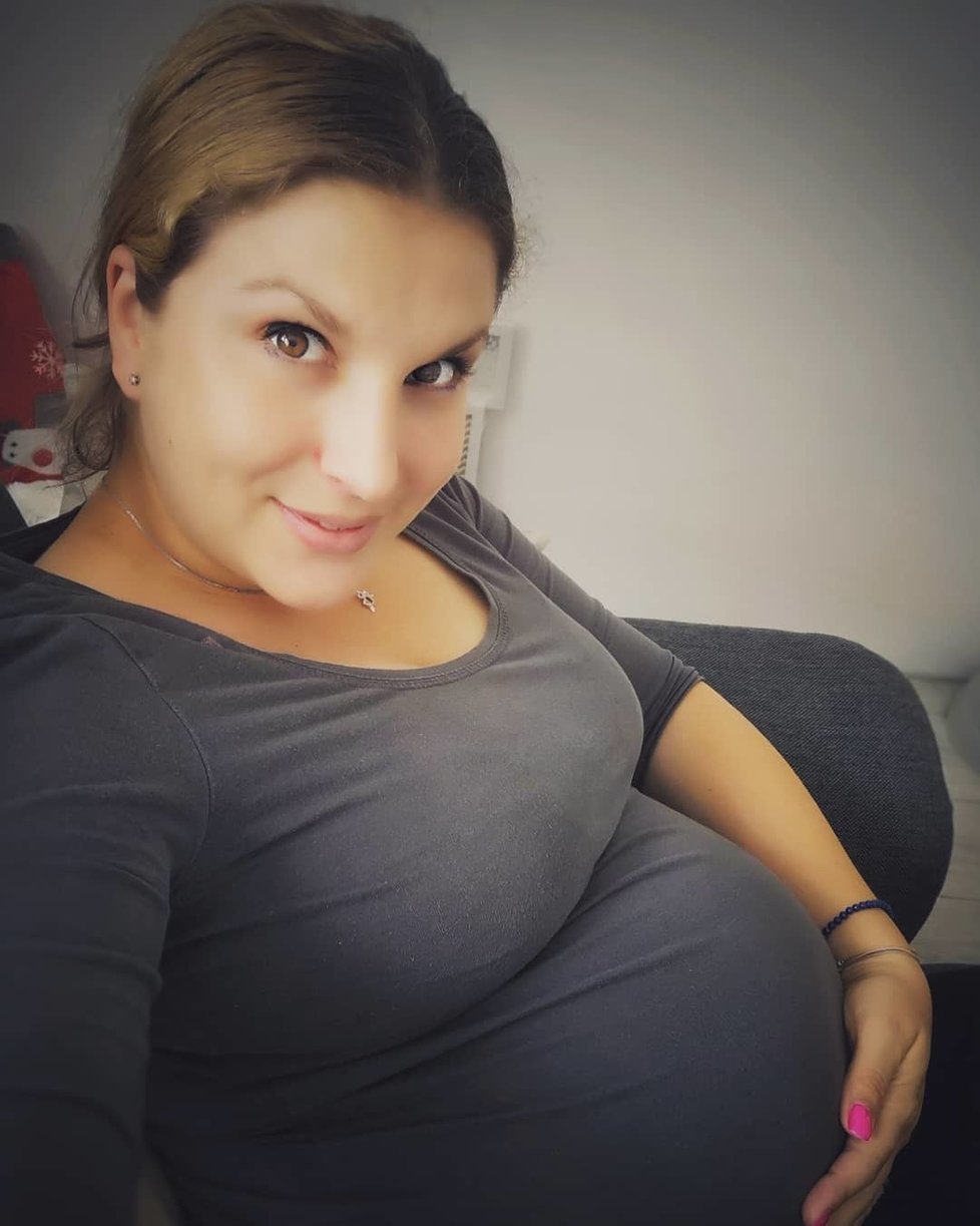 Těhotná Marcela Škábová Tomšíková
