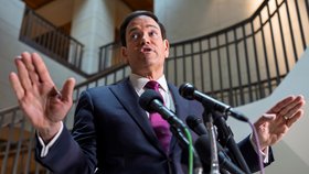 Americký ministr zahraničí Marco Rubio na jednání k Íránu (3. 3. 2026)